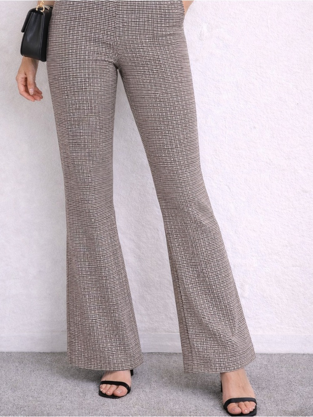 Urban Outfitters High Waisted Pleated Boot Cut Pant